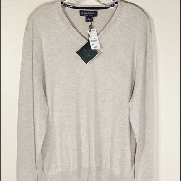 Brooks Brothers Other - Brooks Brothers Men’s V-Neck Pima Cotton Sweater M